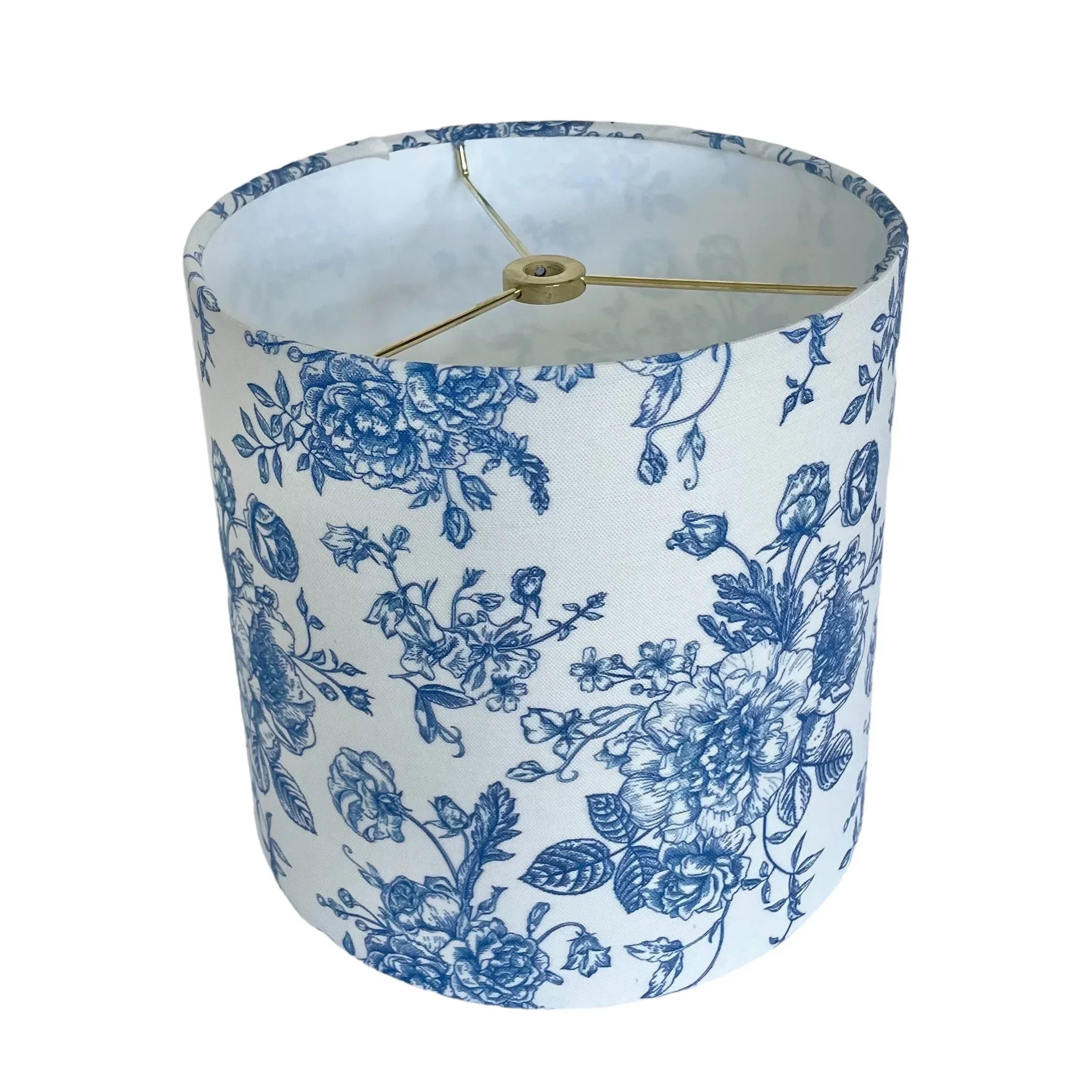 Blue Toile Lampshade in Rosecrest - The Mayfair Hall