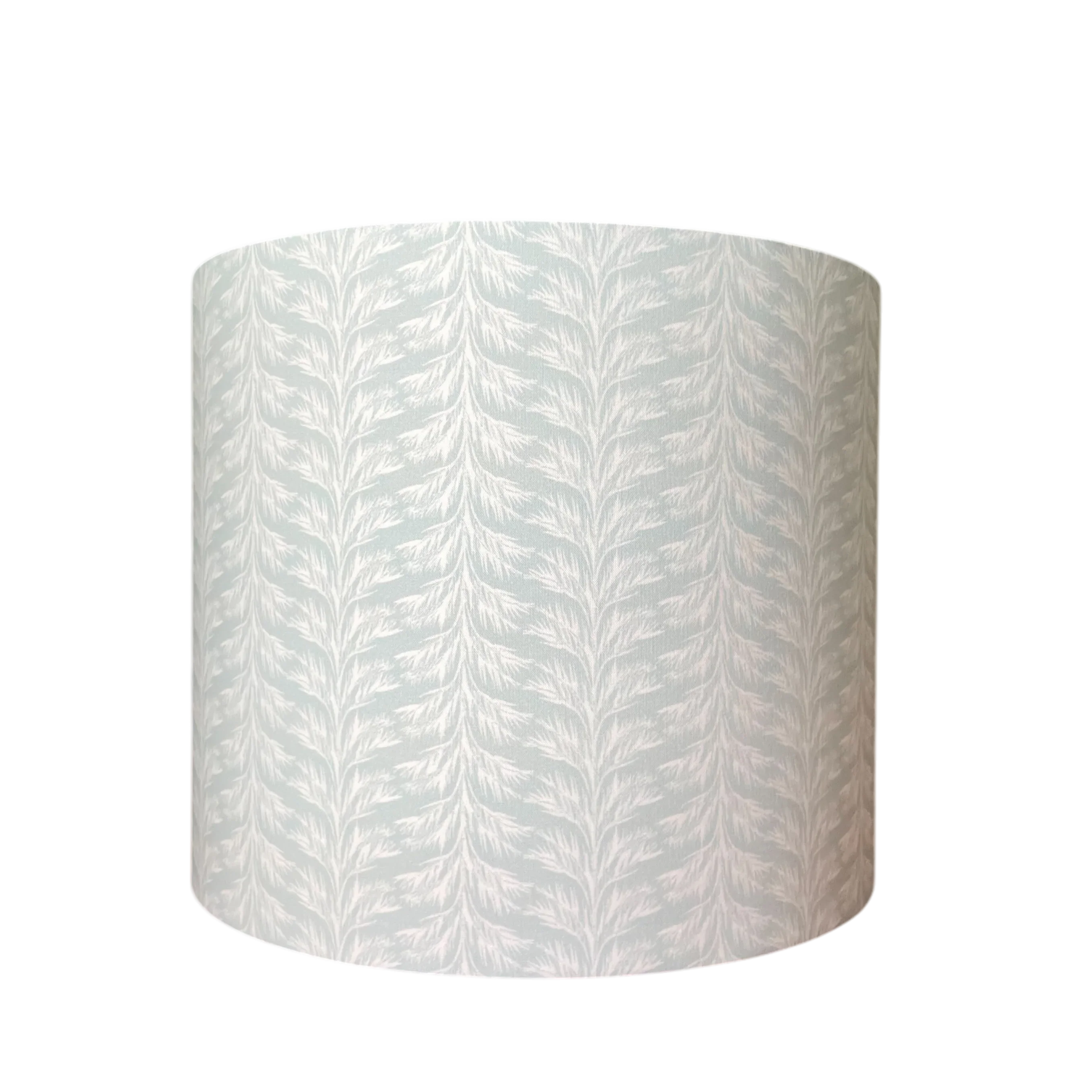 Blue Coastal Lampshade in Sabal Stripe - The Mayfair Hall