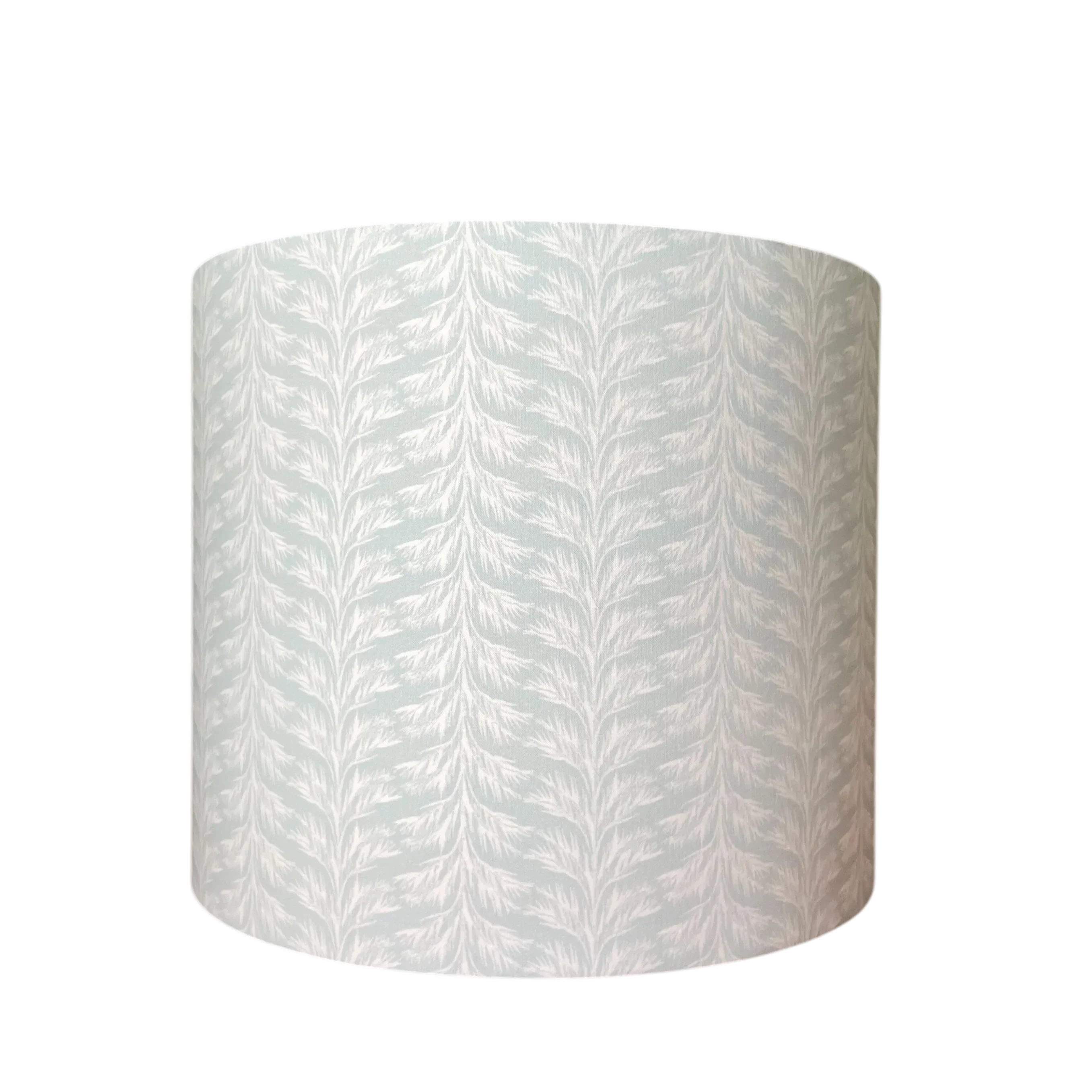 Blue Coastal Lampshade in Sabal Stripe - The Mayfair Hall