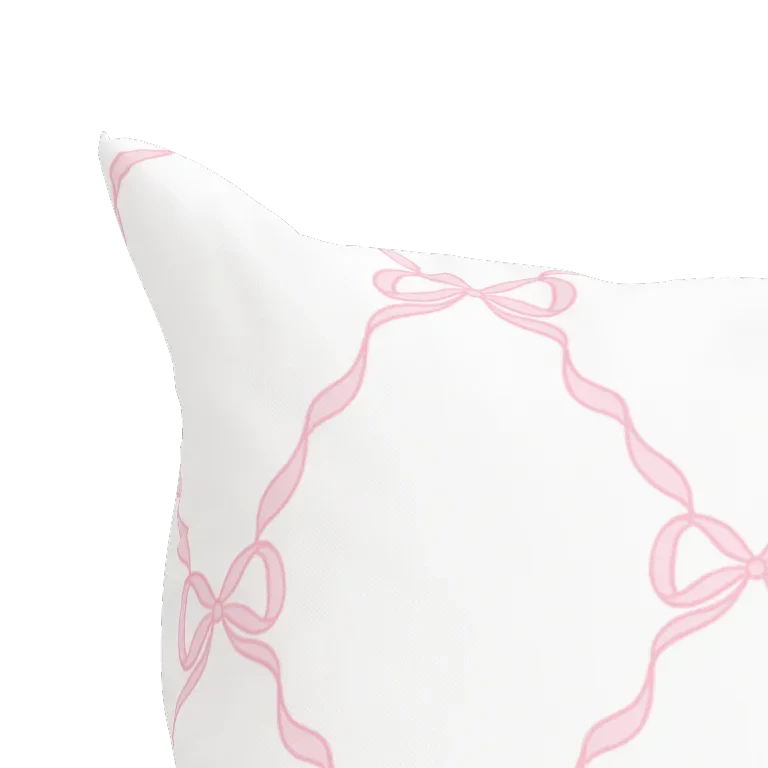 Pink Bow Pillow in Windsor - The Mayfair Hall