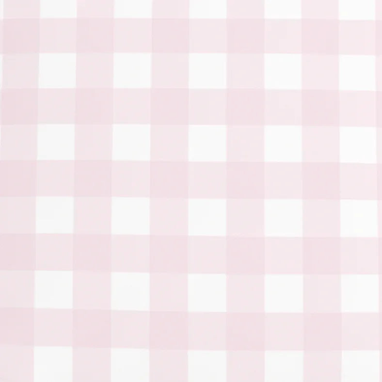 Classic Pink Check Pillow - The Mayfair Hall
