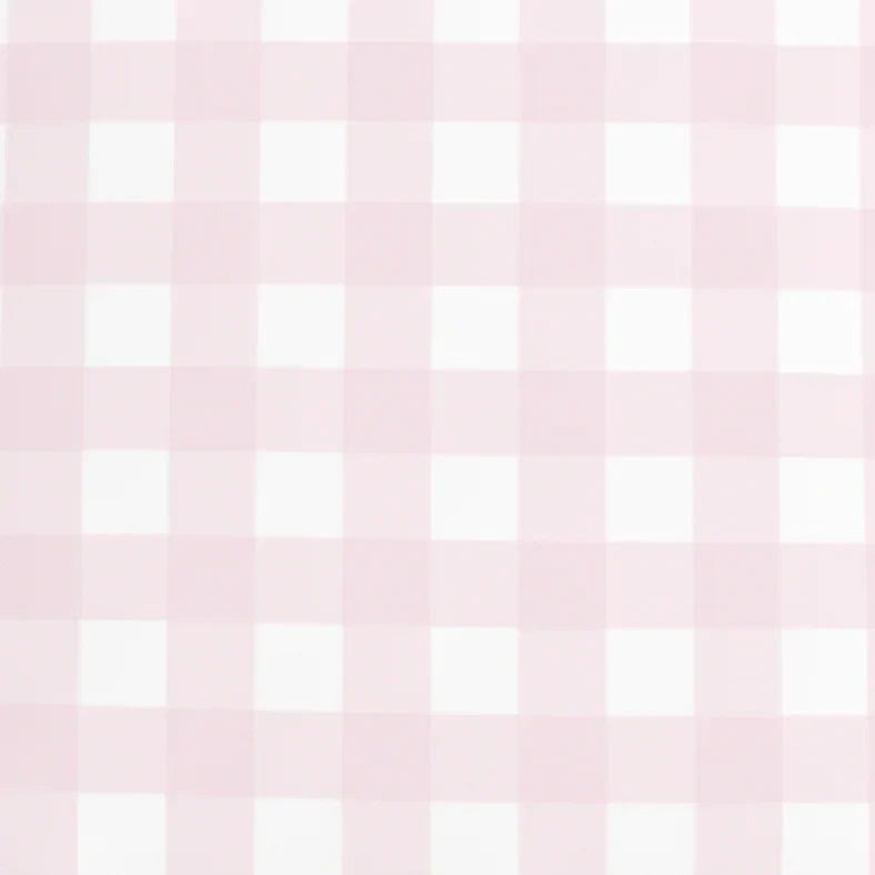 Classic Pink Check Pillow - The Mayfair Hall