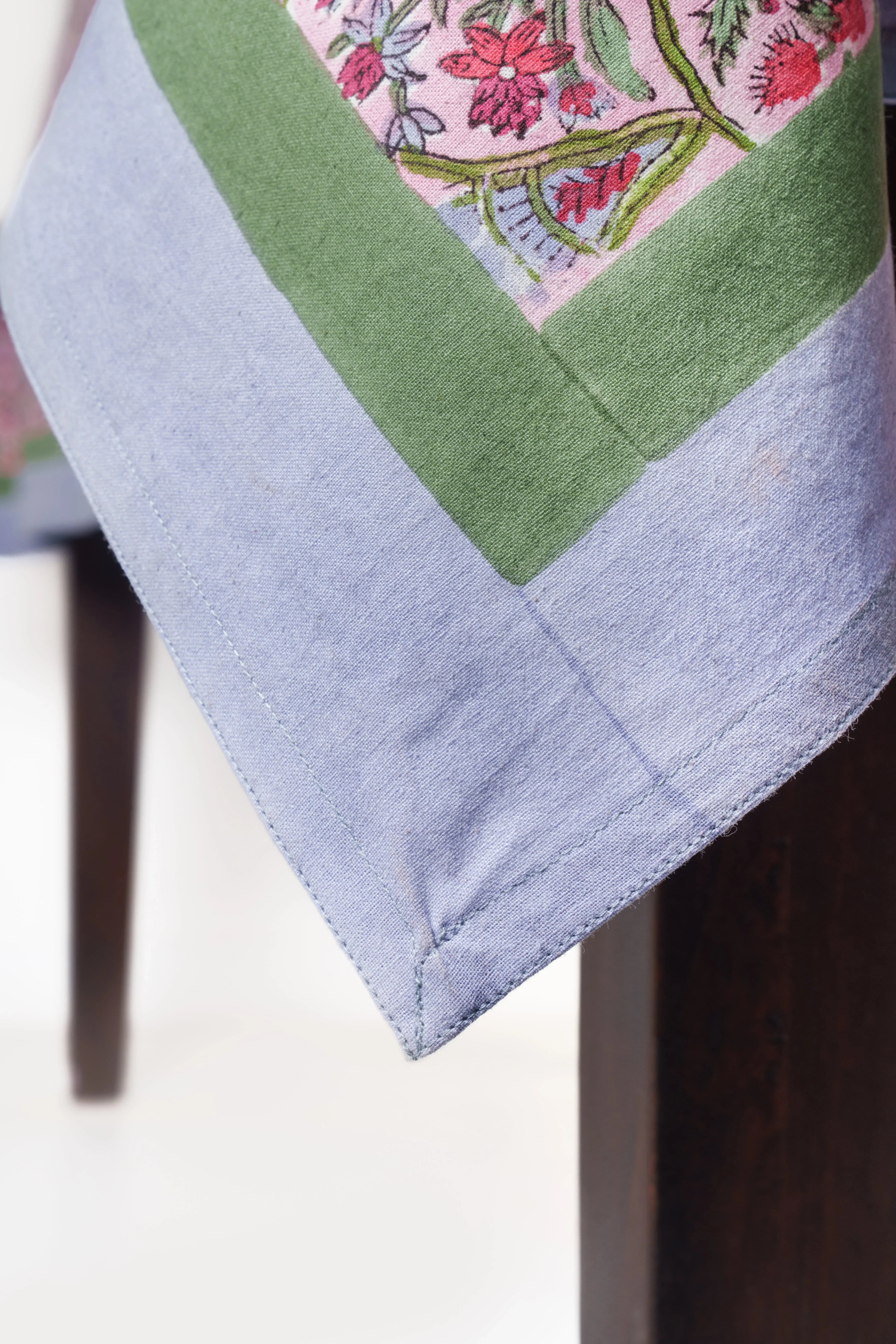 Pink Arch Blockprint Tablecloth - The Mayfair Hall