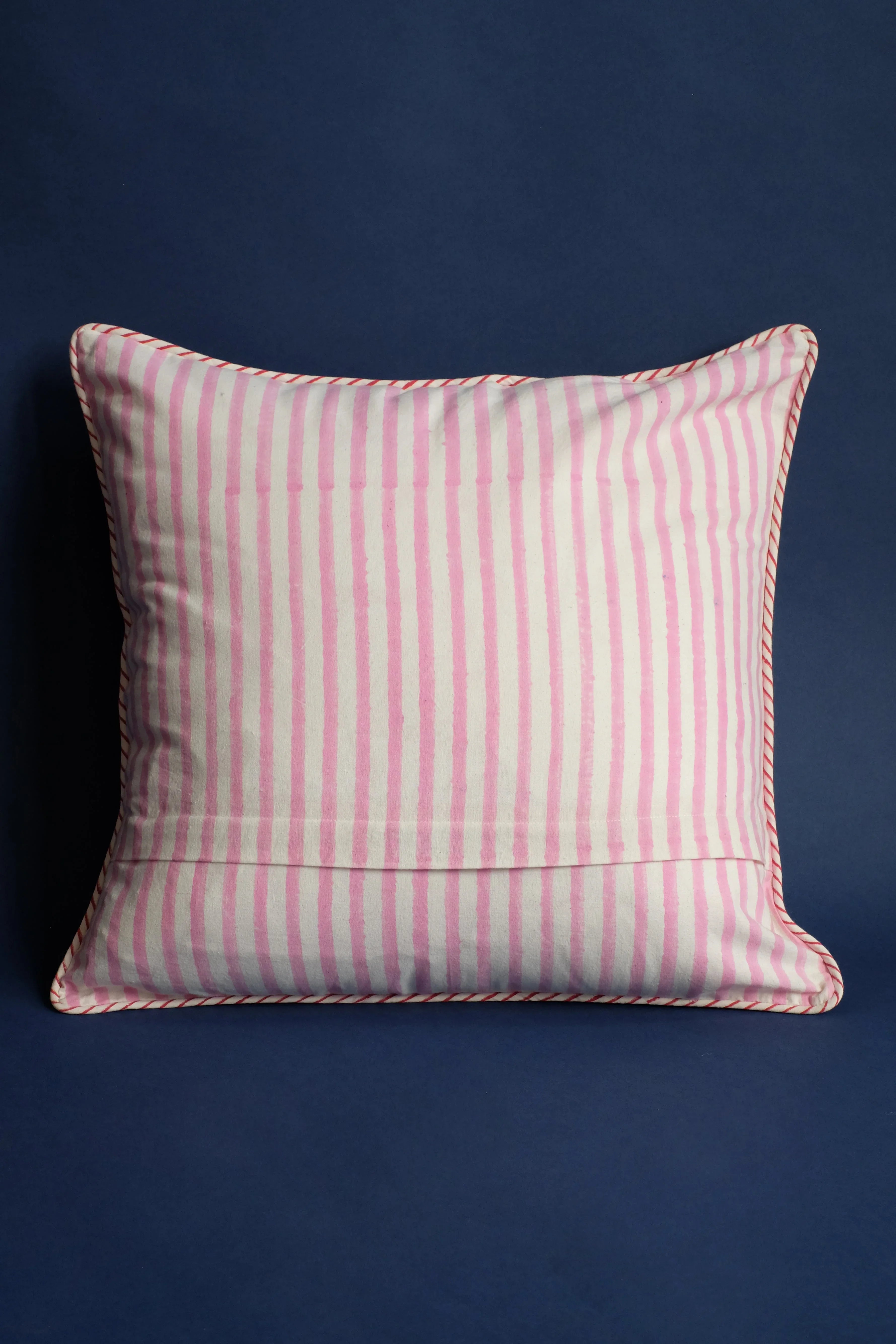 Pink Hydrangea Blockprint Pillow - The Mayfair Hall