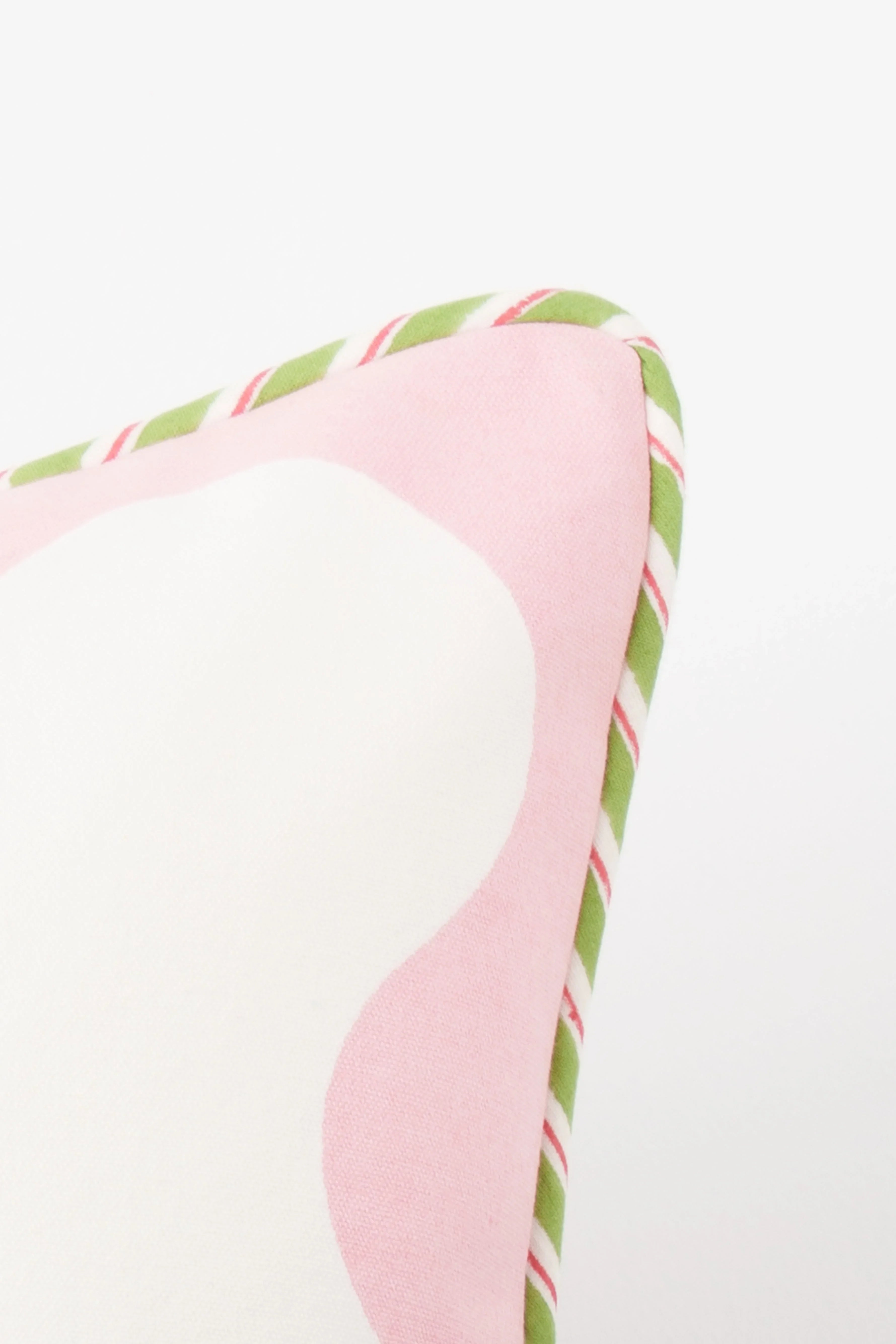 Pink Scallop Flora Pillow - The Mayfair Hall