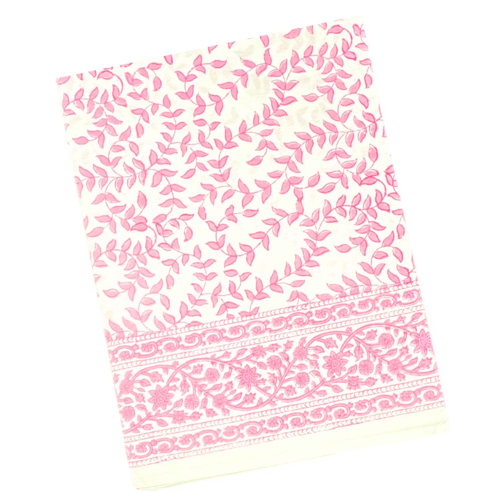 2025 Pink Leaves - Tablecloth