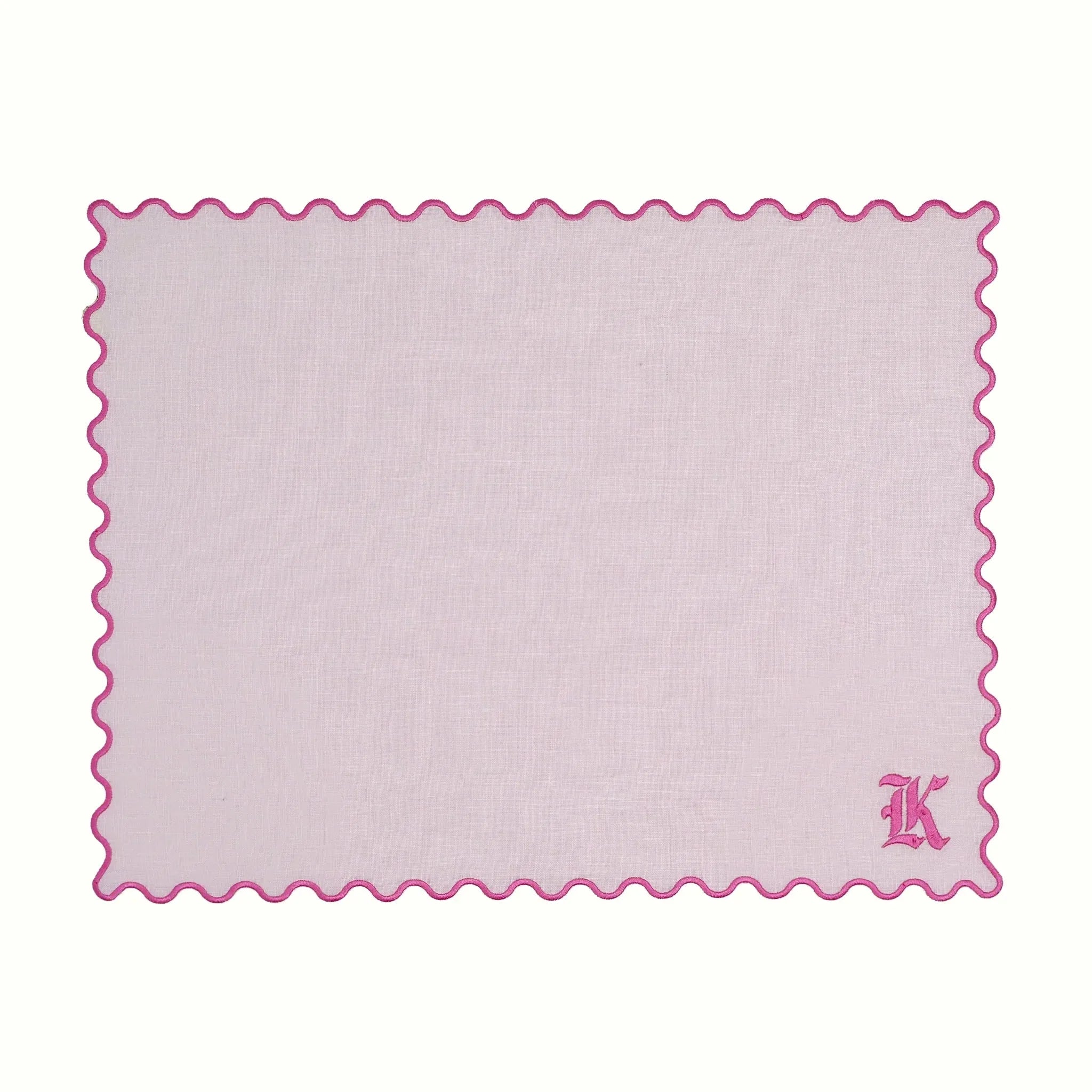 The Vivienne Placemats - Blush - The Mayfair Hall
