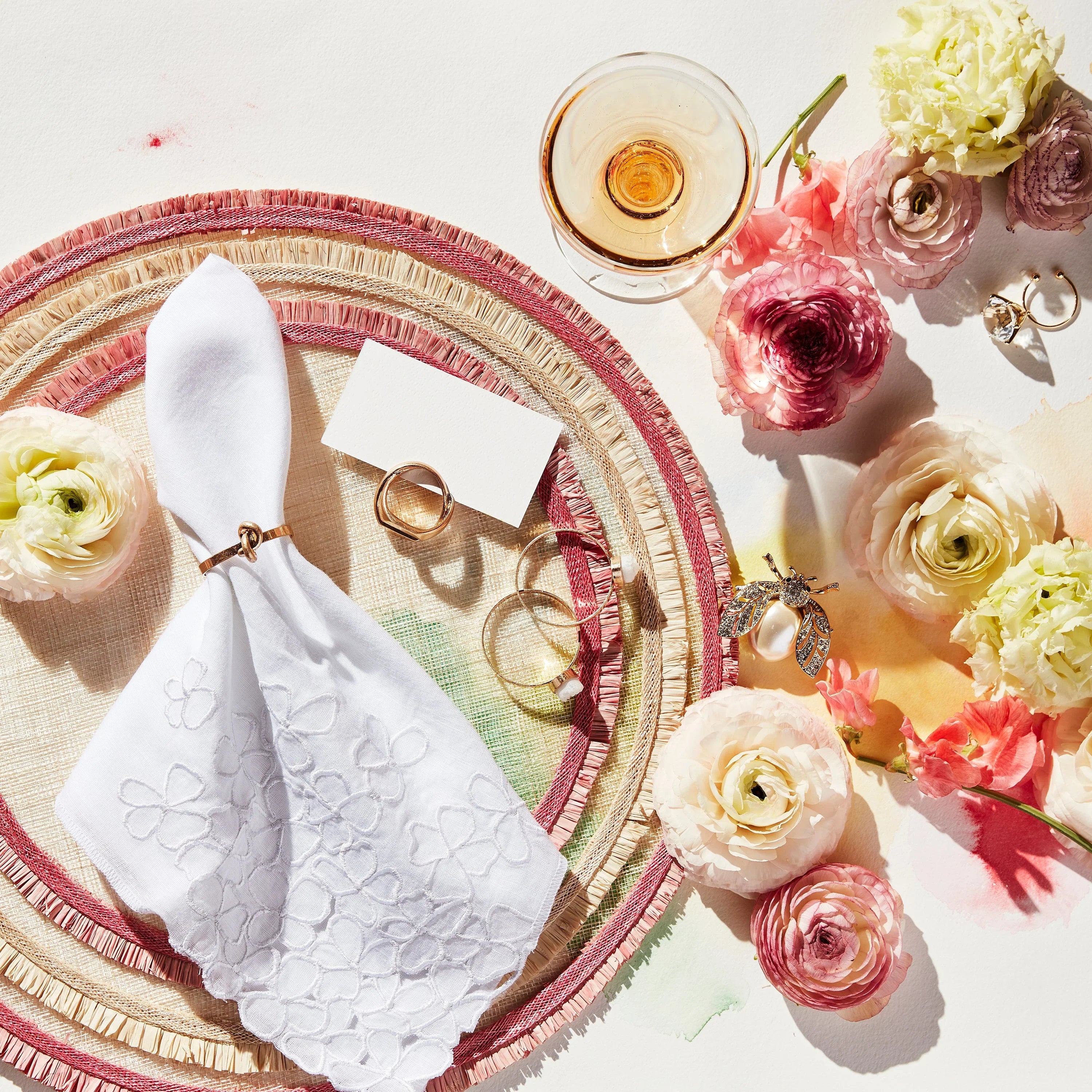 Knot napkin rings, set of eight - The Mayfair Hall