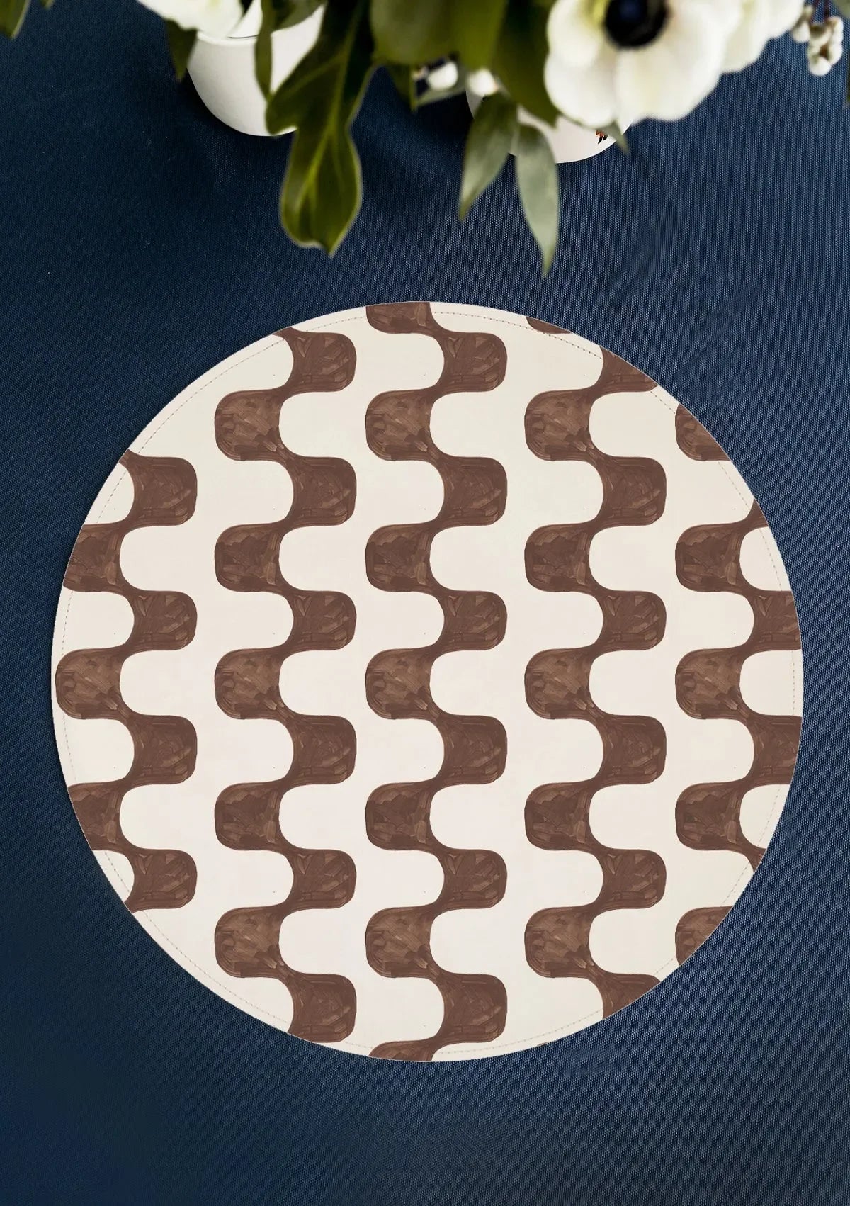Warm Retro Beige Placemat - The Mayfair Hall