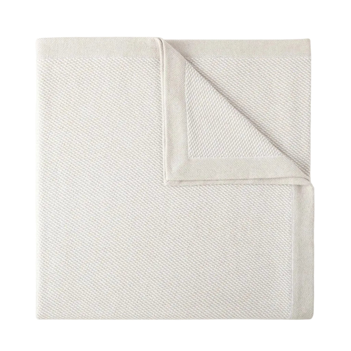 Portico Cotton and Linen Woven Blanket by Peacock Alley