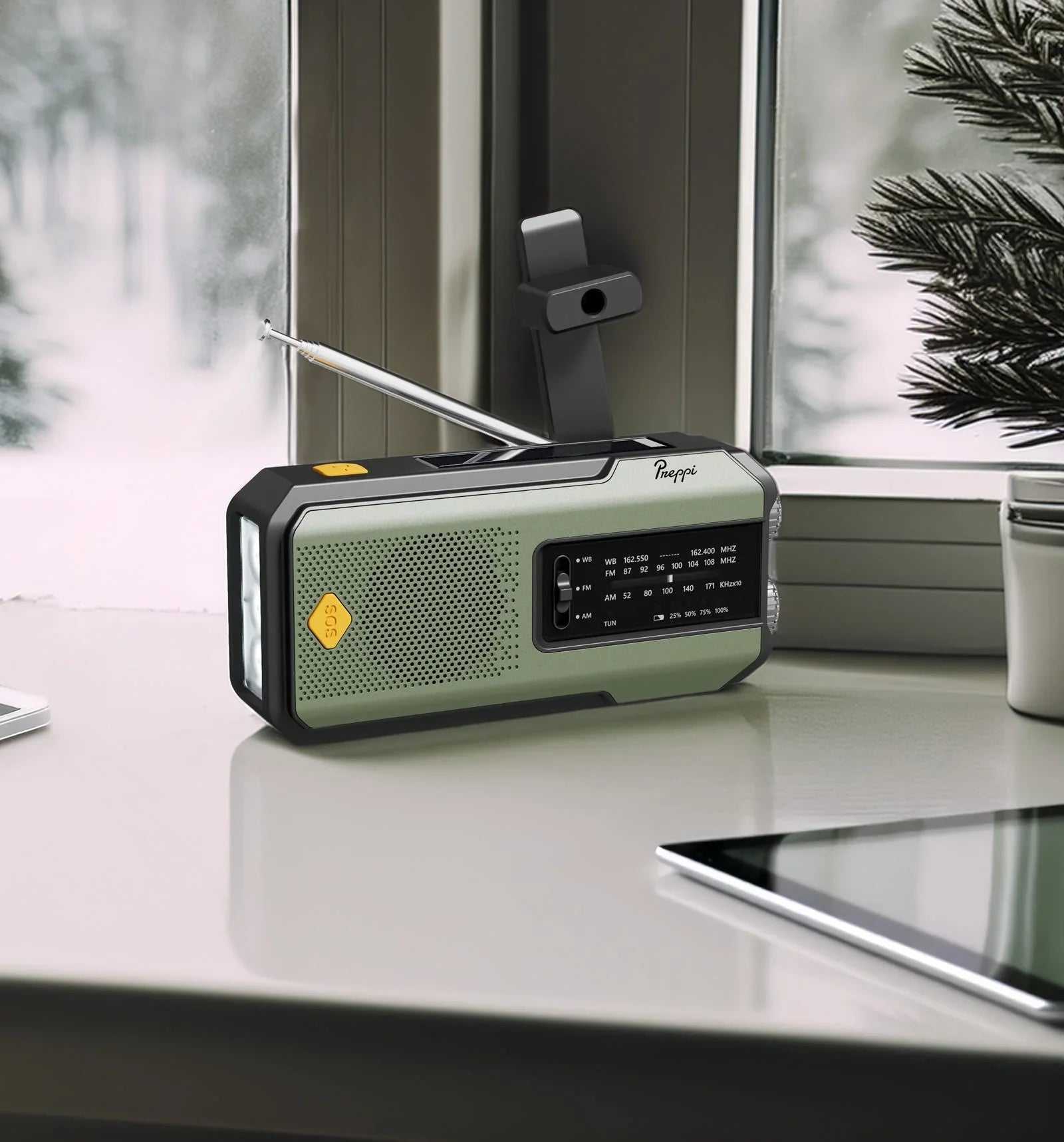 Preppi | Solar Phone Charger & Emergency Radio - The Mayfair Hall