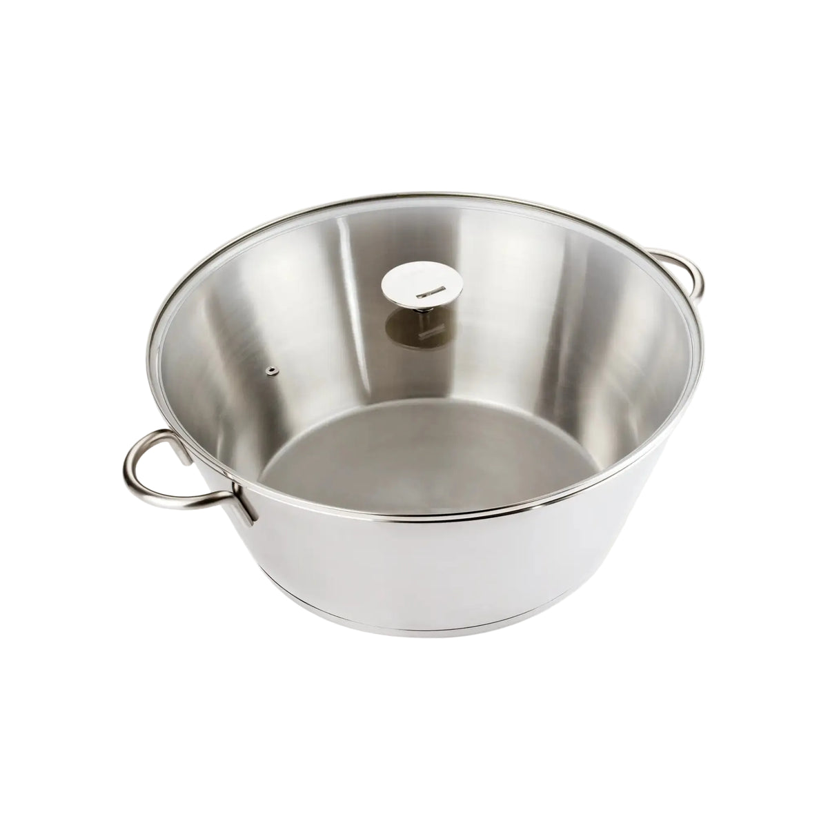 Multiply Stainless Steel Preserve Pan with Glass Lid by Cristel