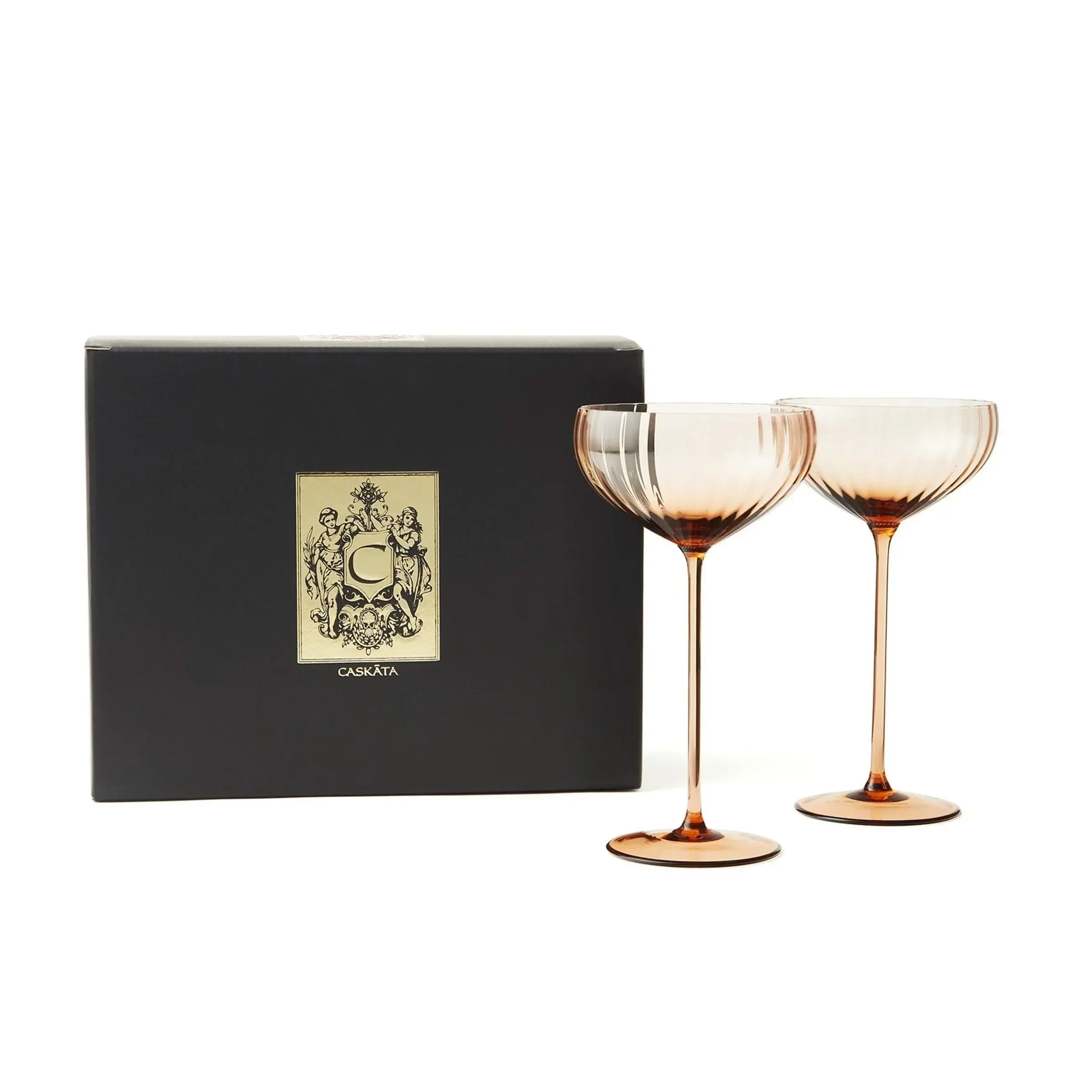 Quinn Coupe Glasses 8 Oz. (Set of 2) - The Mayfair Hall