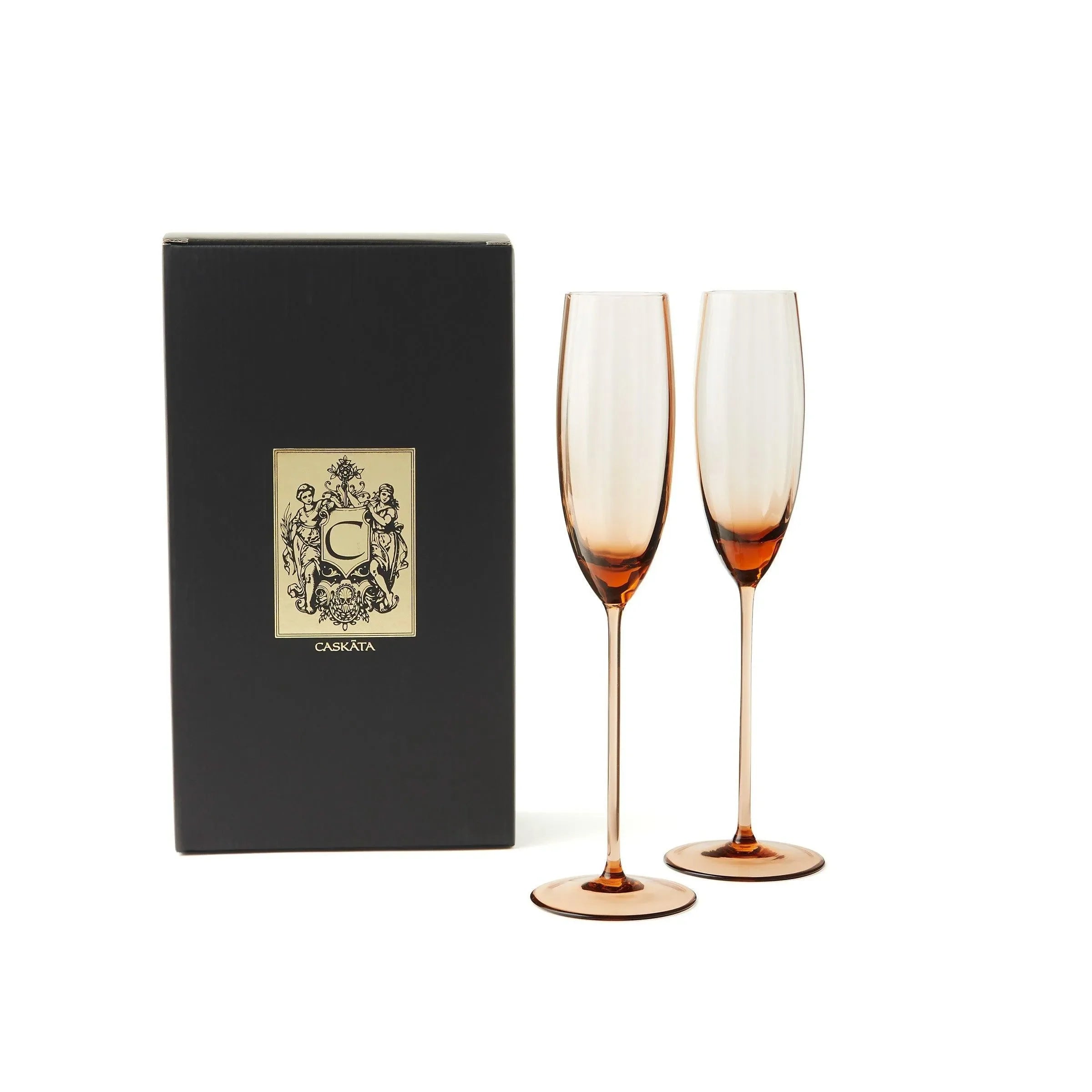 Quinn Champagne Flutes 7 Oz. (Set of 2) - The Mayfair Hall