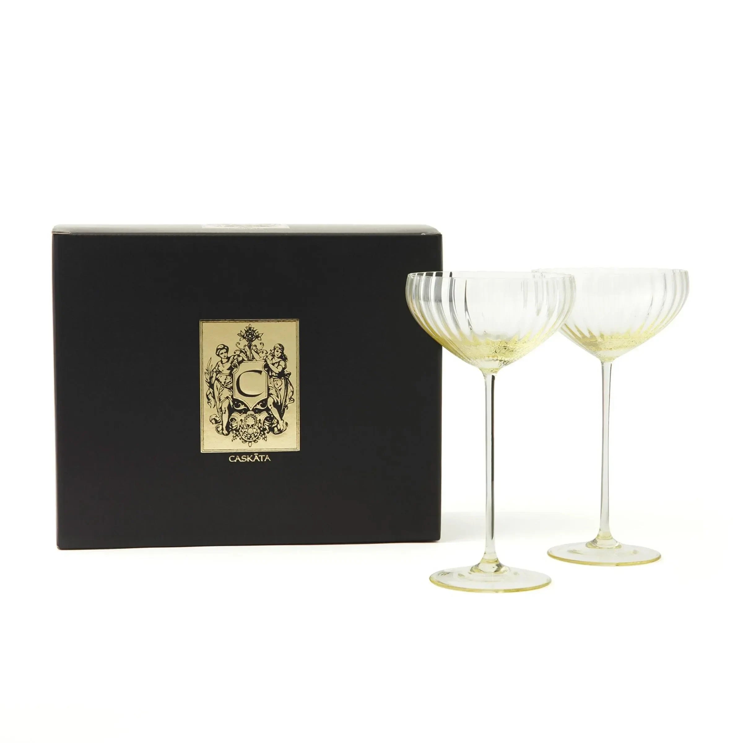 Quinn Coupe Glasses 8 Oz. (Set of 2) - The Mayfair Hall