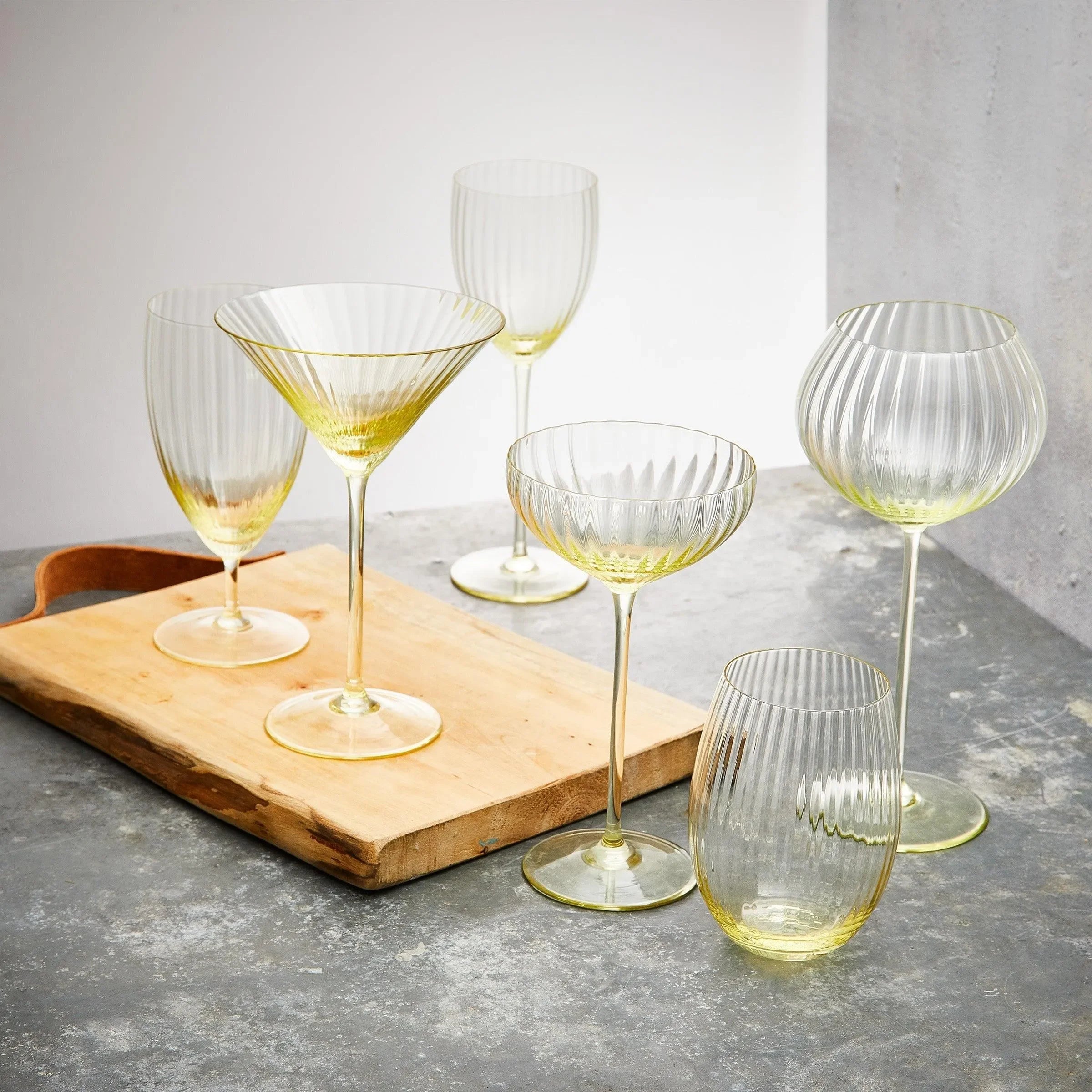 Quinn Coupe Glasses 8 Oz. (Set of 2) - The Mayfair Hall