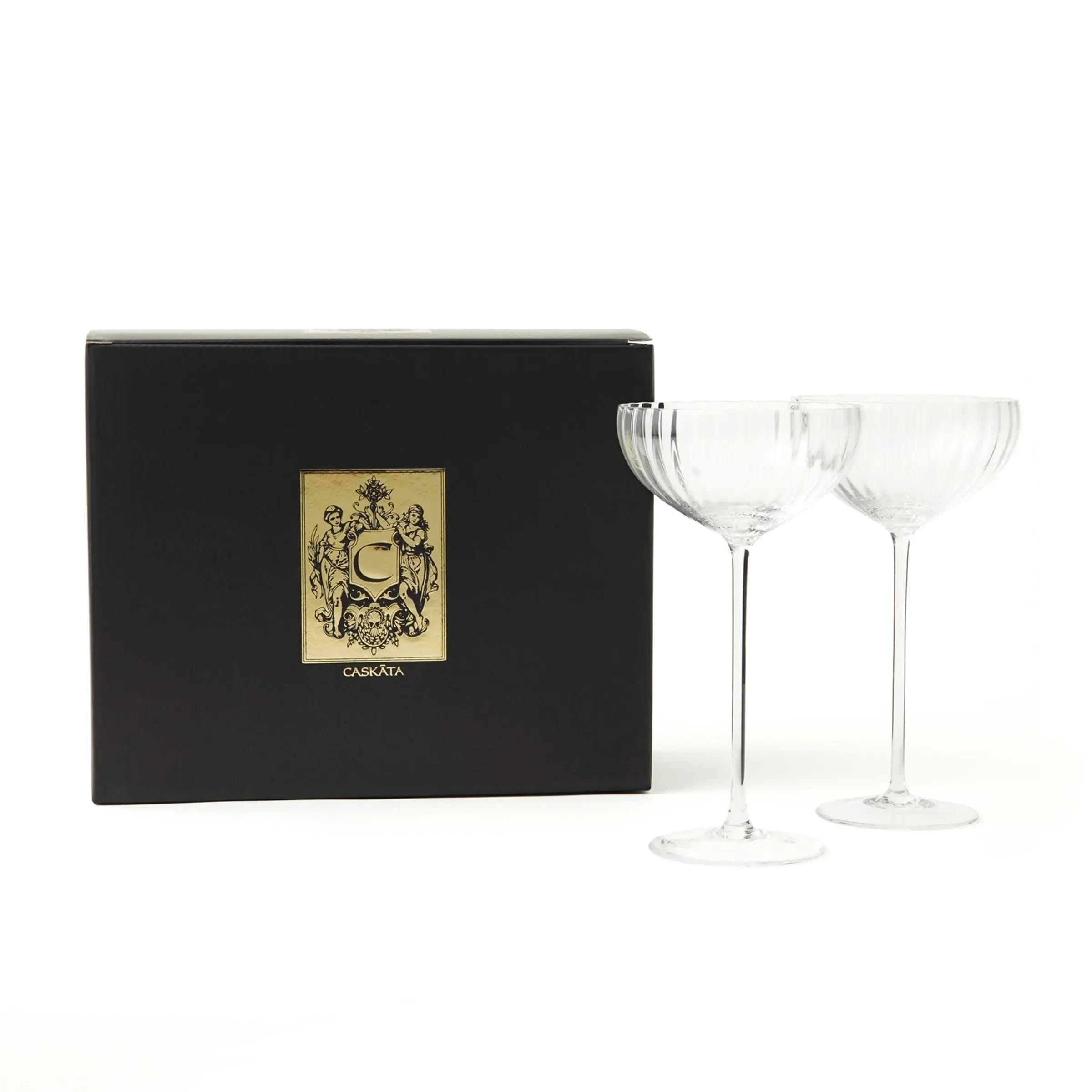 Quinn Coupe Glasses 8 Oz. (Set of 2) - The Mayfair Hall