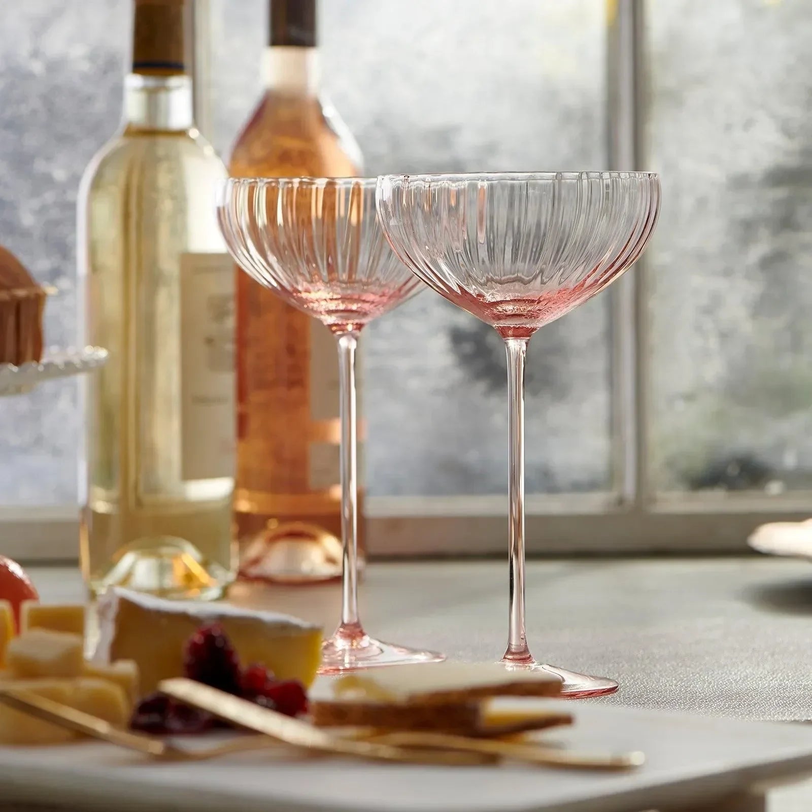 Quinn Coupe Glasses 8 Oz. (Set of 2) - The Mayfair Hall