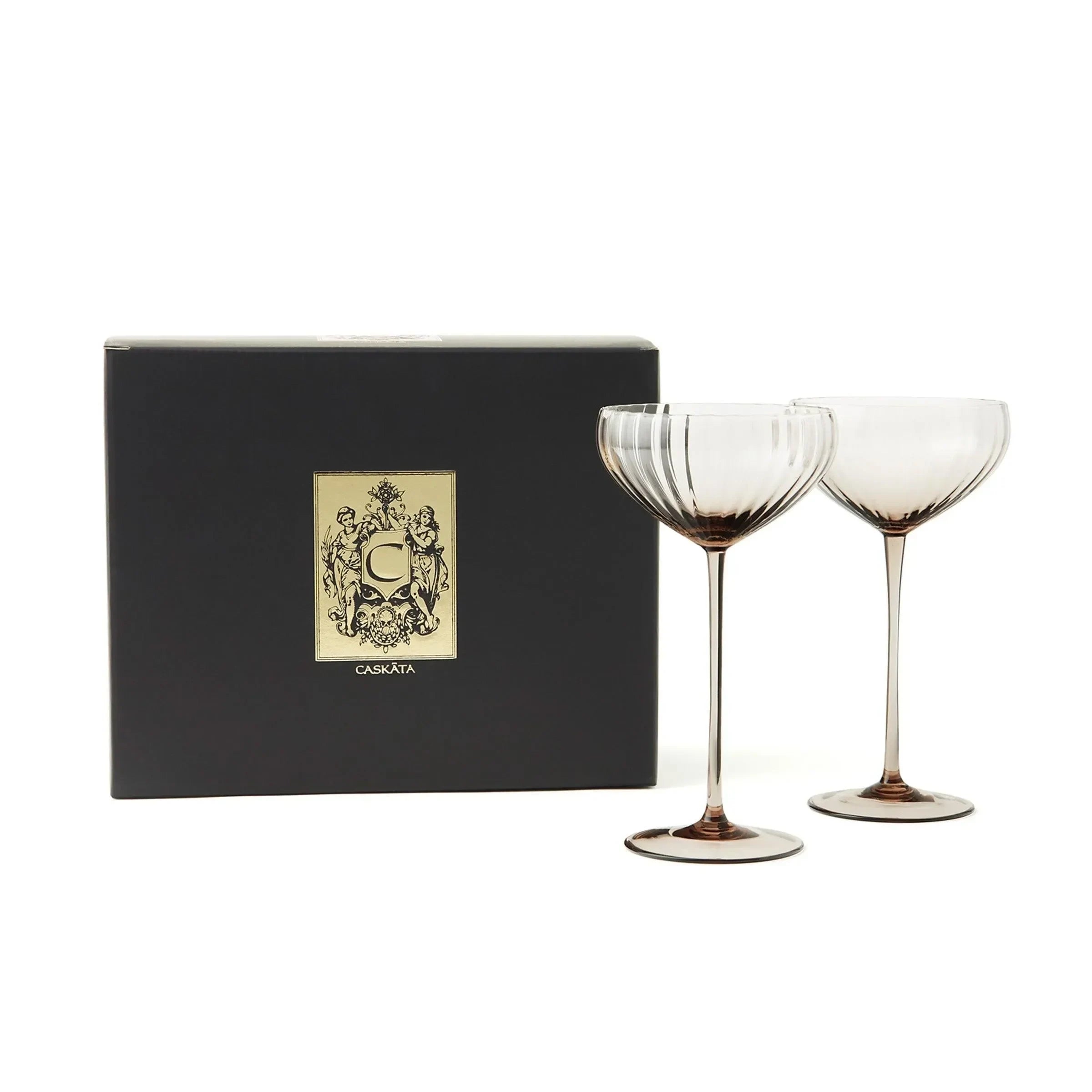 Quinn Coupe Glasses 8 Oz. (Set of 2) - The Mayfair Hall