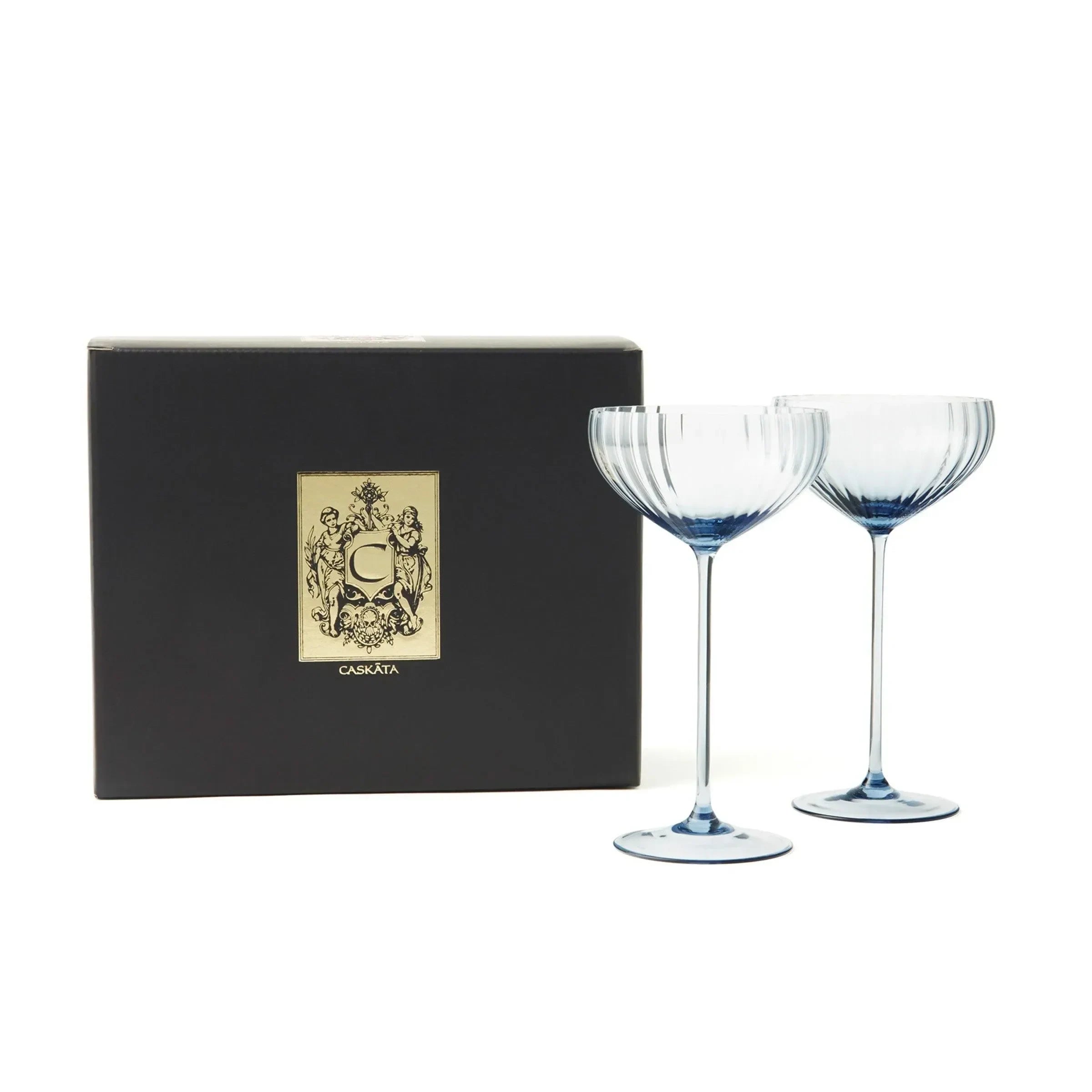 Quinn Coupe Glasses 8 Oz. (Set of 2) - The Mayfair Hall