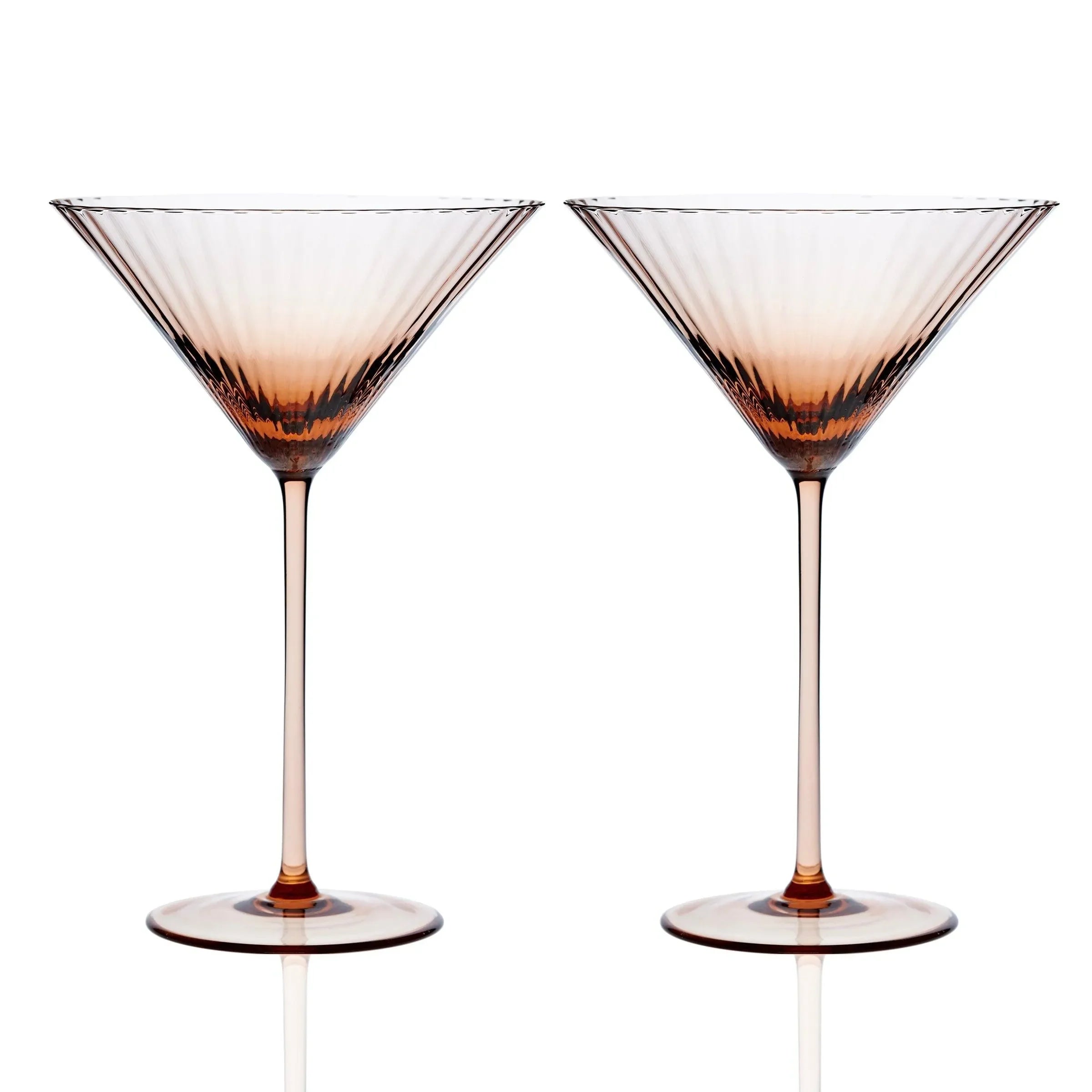 Quinn Crystal Martini Glasses (Set of 2) - The Mayfair Hall