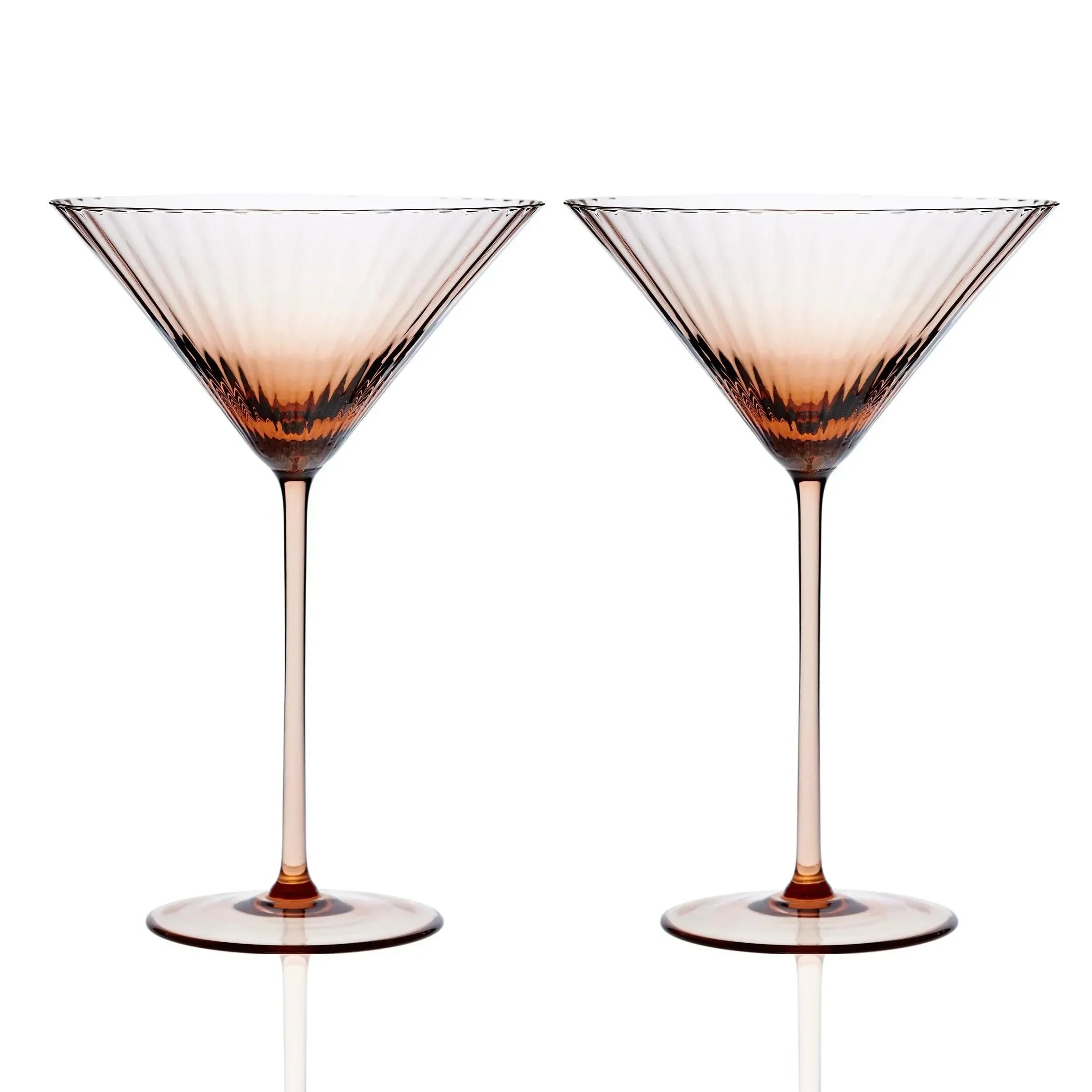 Quinn Crystal Martini Glasses (Set of 2) - The Mayfair Hall
