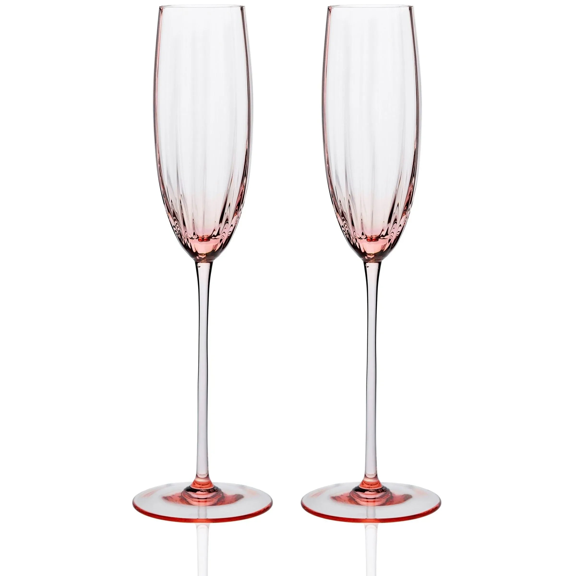 Quinn Champagne Flutes 7 Oz. (Set of 2) - The Mayfair Hall