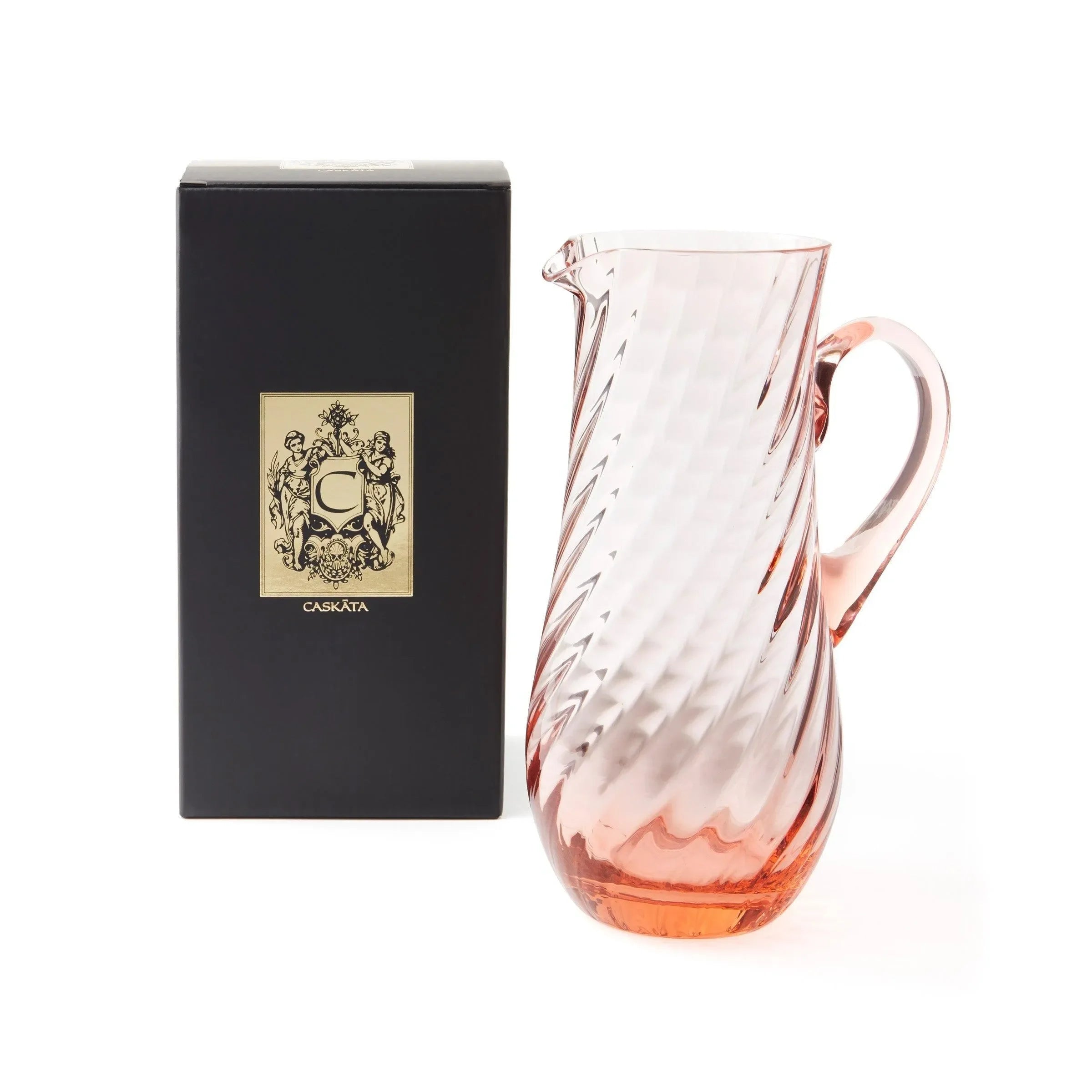 Quinn Pitcher with Swirled Pattern 60 Oz. - The Mayfair Hall