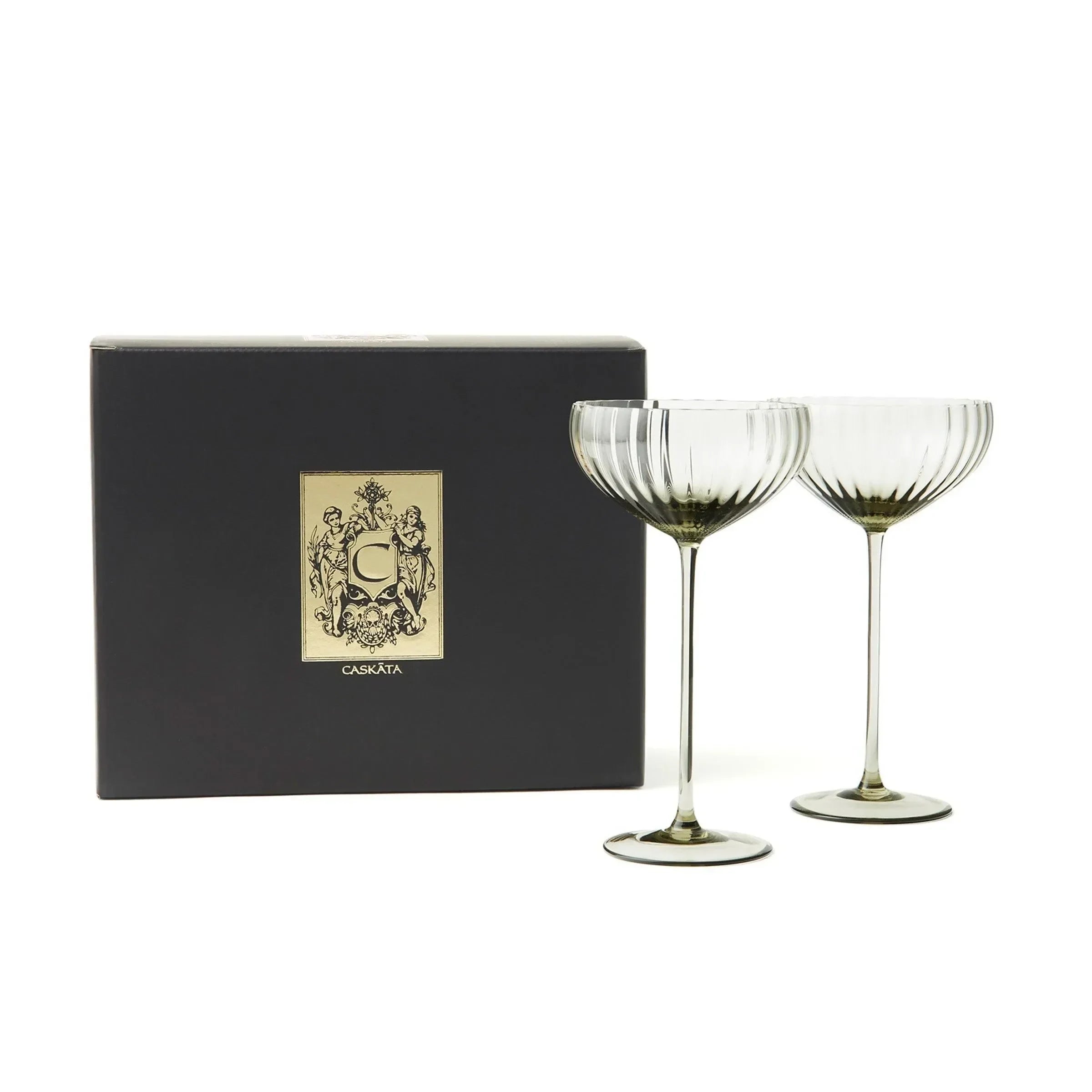 Quinn Coupe Glasses 8 Oz. (Set of 2) - The Mayfair Hall