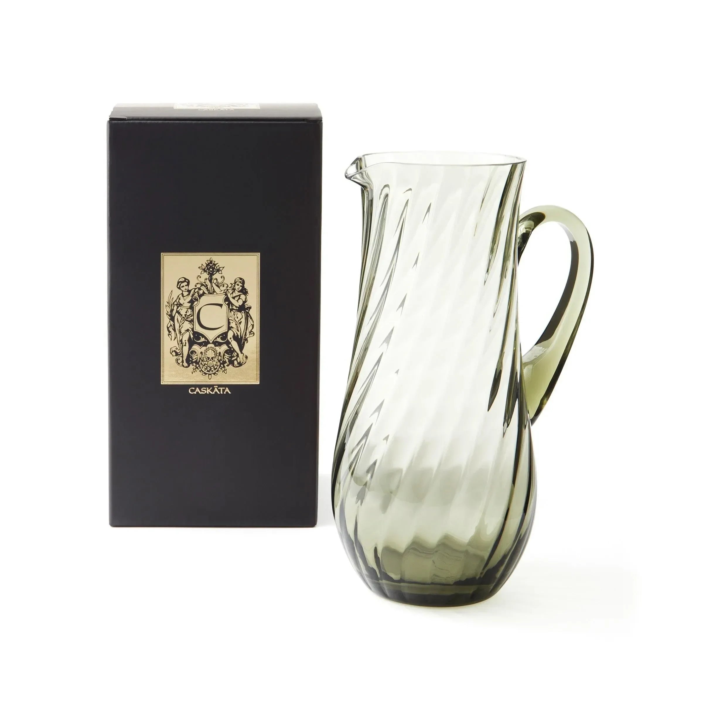Quinn Pitcher with Swirled Pattern 60 Oz. - The Mayfair Hall