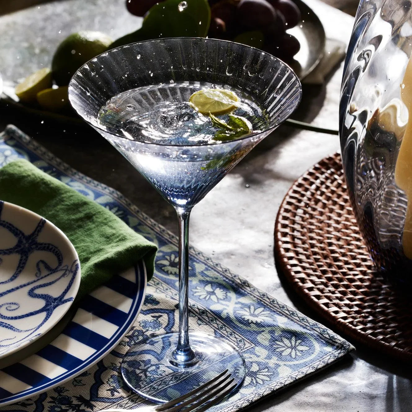 Quinn Martini Glasses 8 Oz. (Set of 2) - The Mayfair Hall