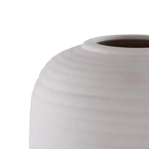 Sora Ceramic Vase in Ivory (Set of 3) - The Mayfair Hall