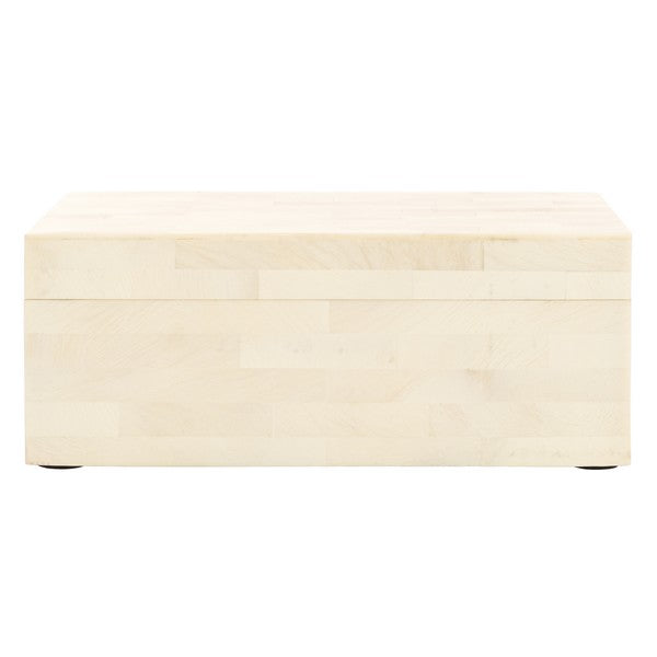 Sabi Decorative Box in Antique Ivory and Faux Bone (Set of 2)