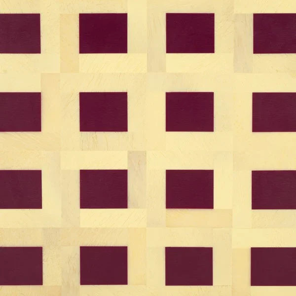 Sati Resin Decorative Box in Yellow and Burgundy (Set of 2)