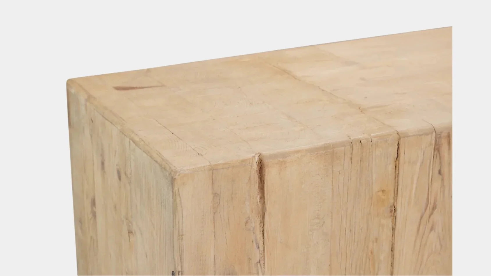 Reclaimed Elm Beam Console Table - The Mayfair Hall
