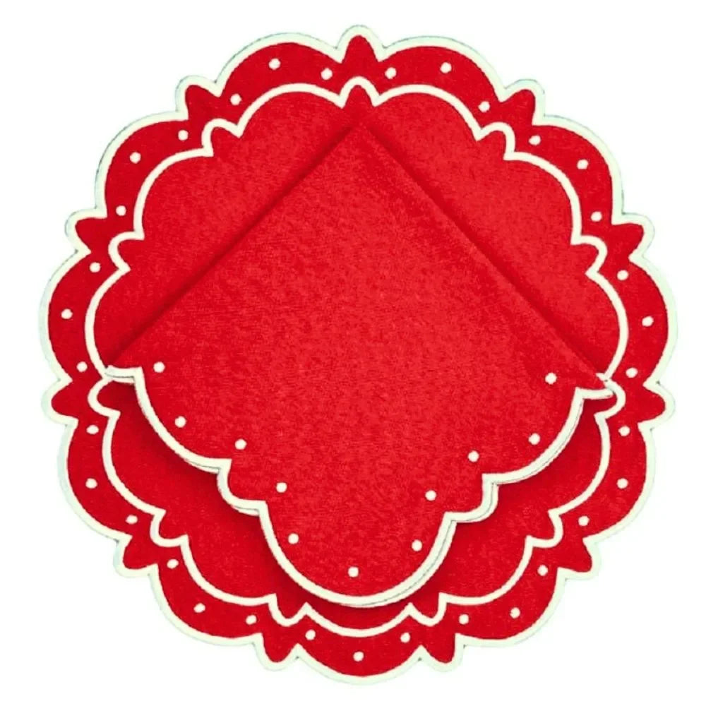 Ava Placemat - Red (Set of 4) - The Mayfair Hall