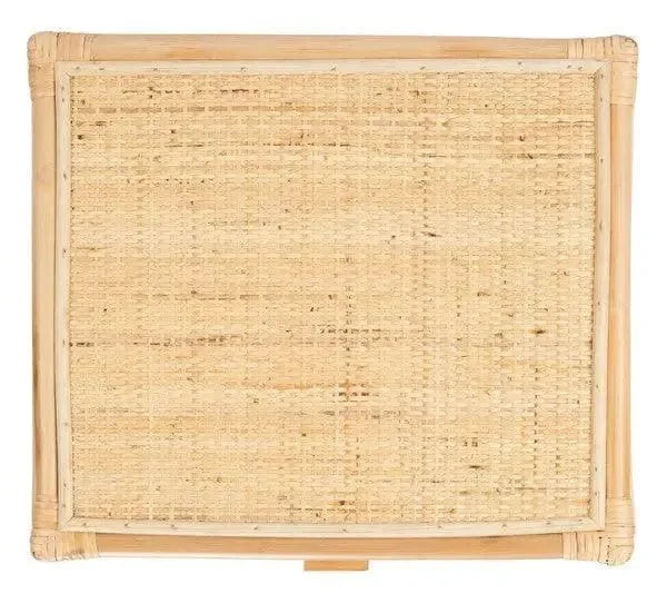 Roya Rattan Nightstand in Natural - The Mayfair Hall