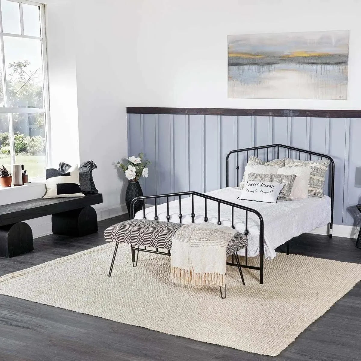 Ambel Cream Jute Rug - The Mayfair Hall