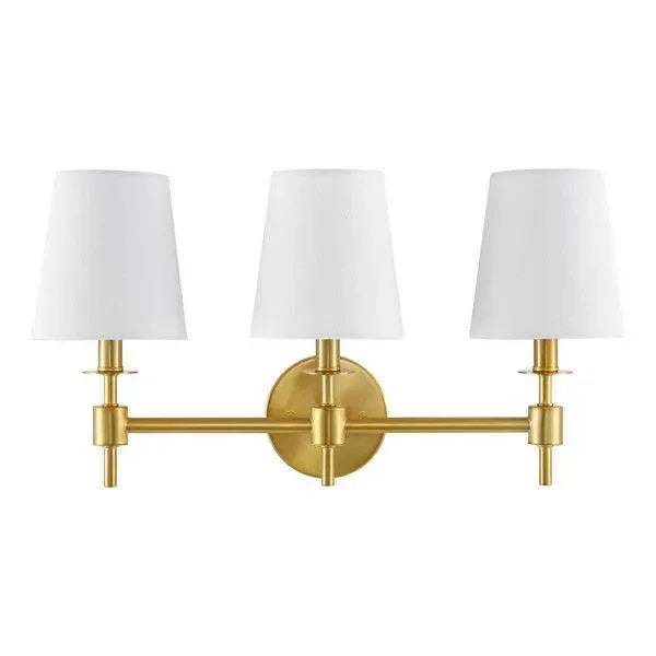Davielle Metal Wall Sconce in Brass Gold - The Mayfair Hall