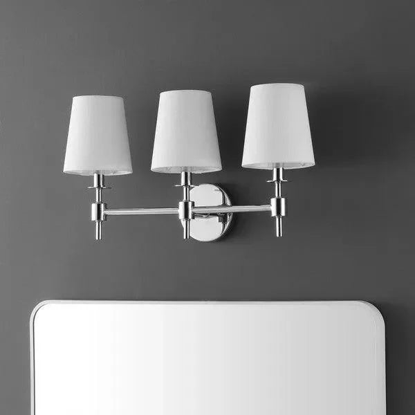 Davielle Iron Wall Sconce in Chrome - The Mayfair Hall