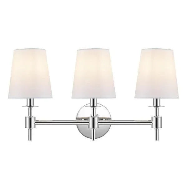 Davielle Iron Wall Sconce in Chrome - The Mayfair Hall