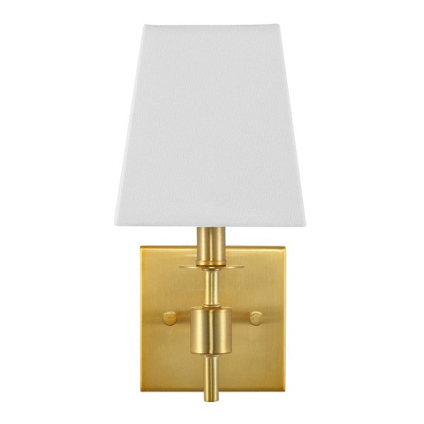 Clauren Iron Wall Sconce in Brass Gold (Set of 2)