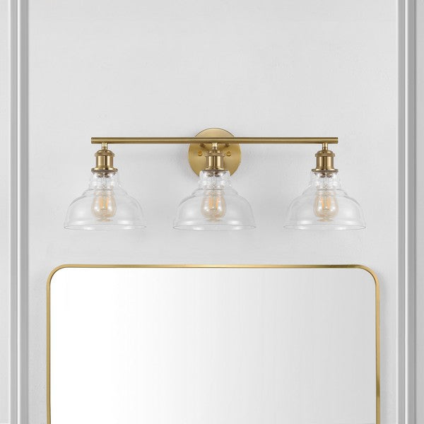 Calyna Metal Wall Sconce in Brass Gold