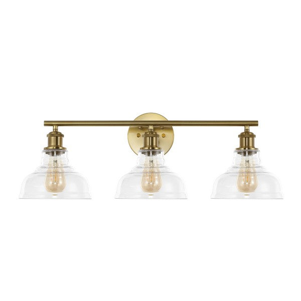 Calyna Metal Wall Sconce in Brass Gold