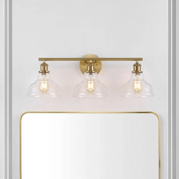 Calyna Brass Gold Wall Sconce