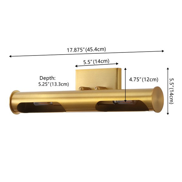 Robyn Metal Wall Sconce in Brass Gold