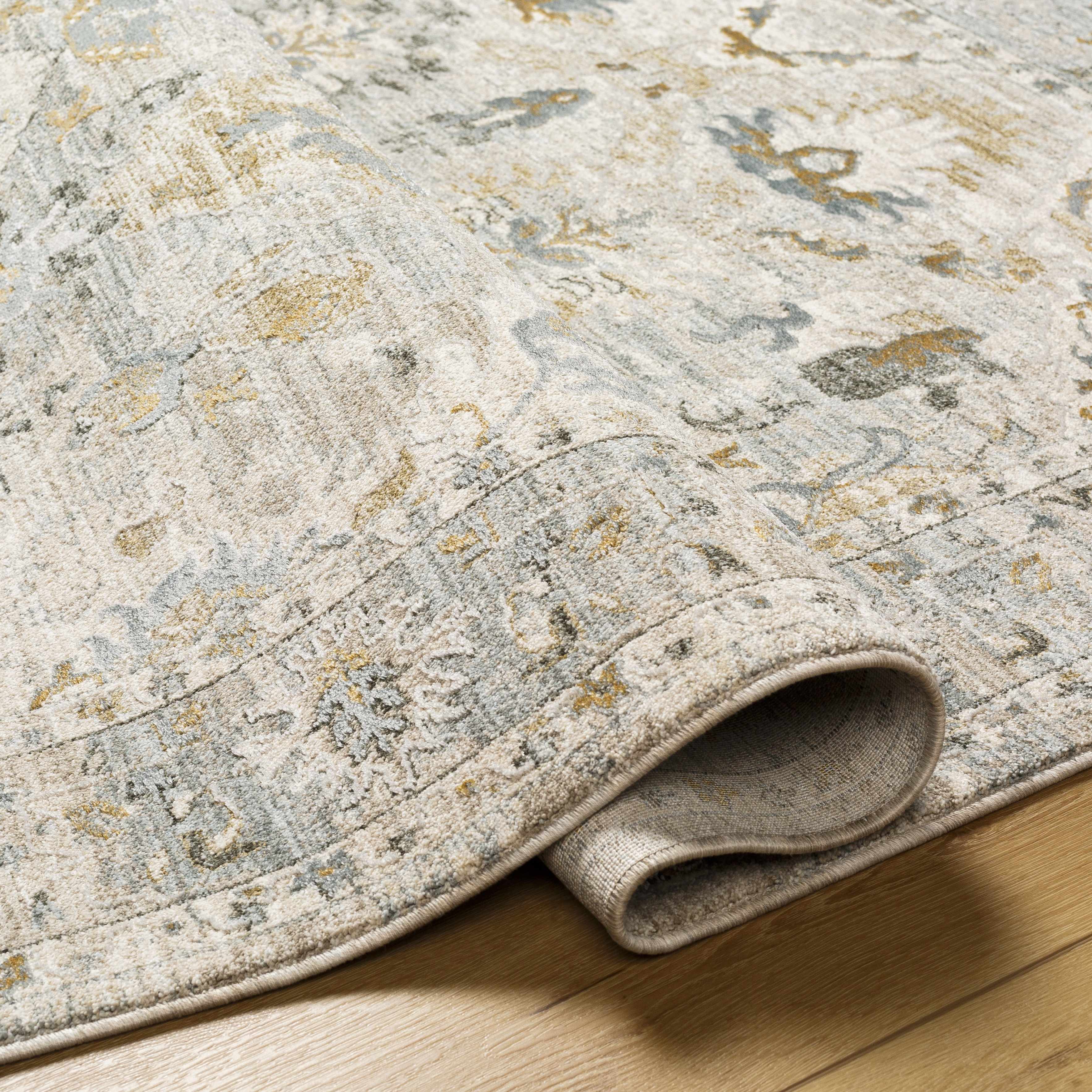 Emile Textured Rug with Fringes