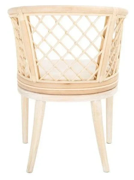 Carlotta Wood Arm Chair in Natural - The Mayfair Hall