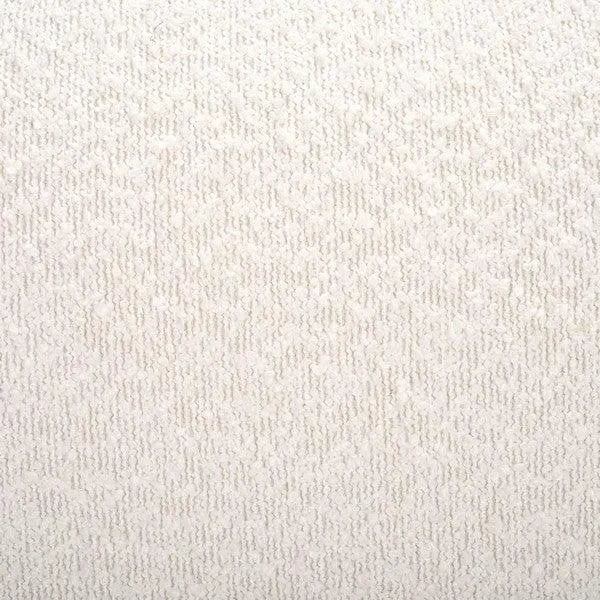 Ainslie Boucle Accent Chair in Ivory with Gentle Curves - The Mayfair Hall