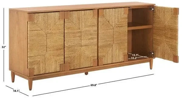 Safavieh Roseanne Natural Banana Stem Sideboard